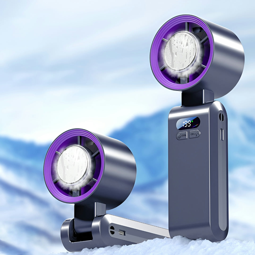 Portable Rechargeable Cooling Fan for Table and Neck
