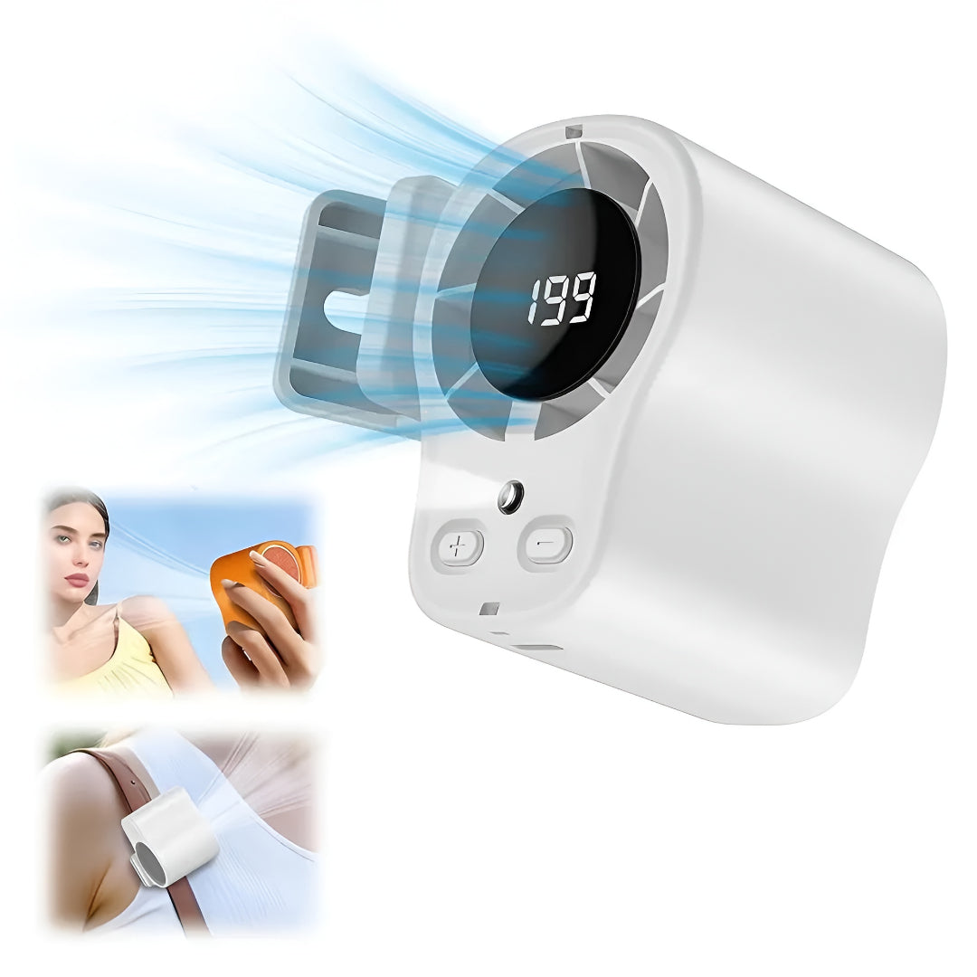 Ventilatore Portatile USB Clip Ricaricabile Auto