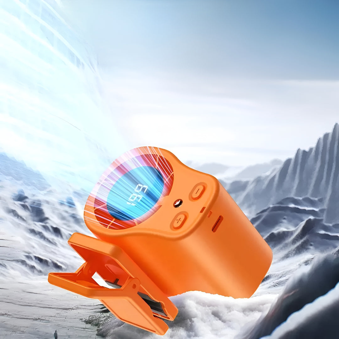 Ventilatore Portatile USB Clip Ricaricabile Auto