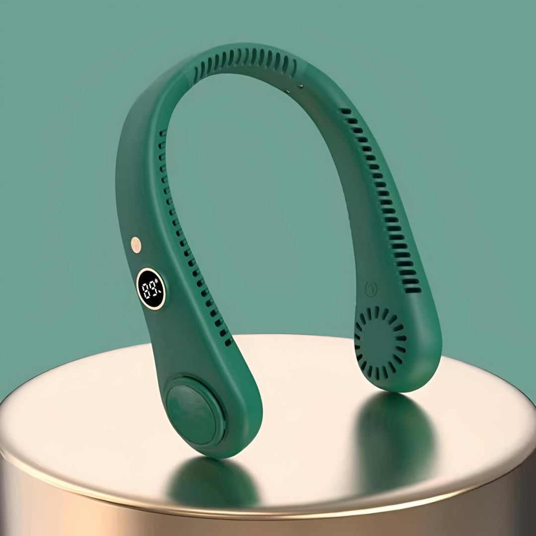 Ventilatore da collo portatile indossabile silenzioso ricaricabile