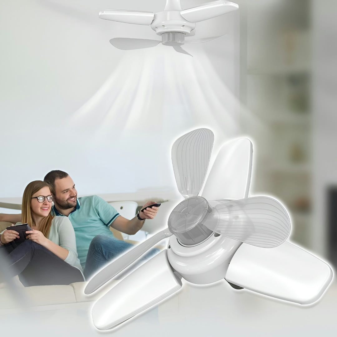 Ceiling Fan Cooling LED Light Remote Control