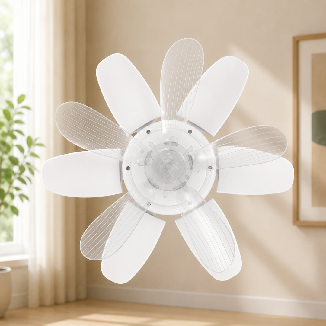 Ceiling Fan Cooling LED Light Remote Control