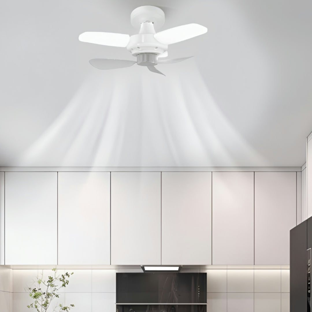Ventilatore Soffitto Raffrescamento Luce LED Telecomando