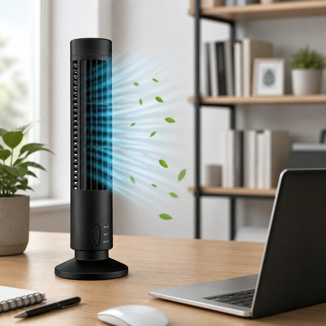 Ventilatore Portatile Mano USB Ricaricabile Pieghevole