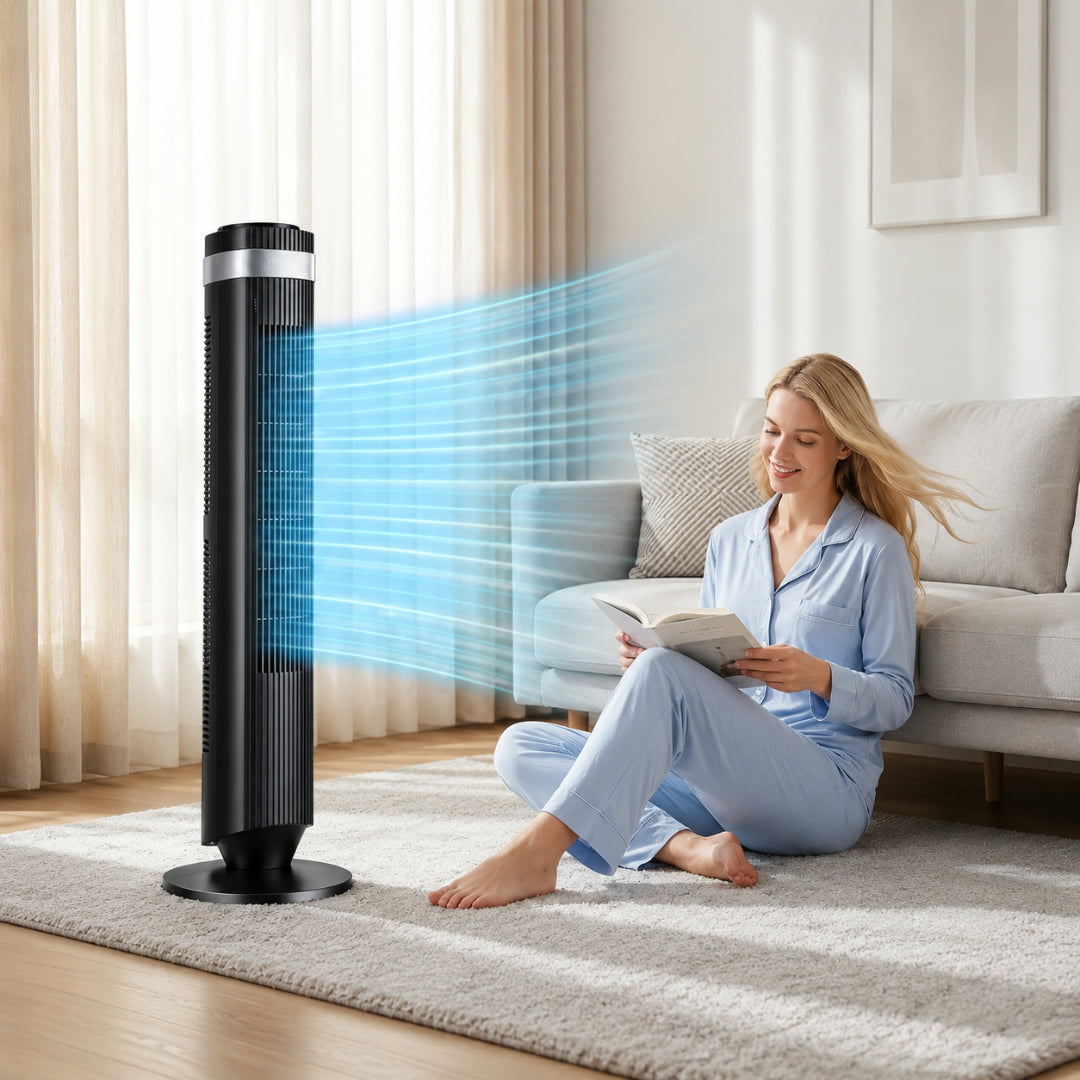 Ventilatore Torre Silenzioso Raffrescamento Interni