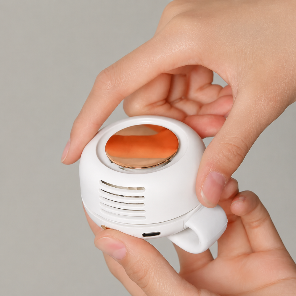Ventilador Portátil Mini Sem Hélices Clip Vida Silencioso