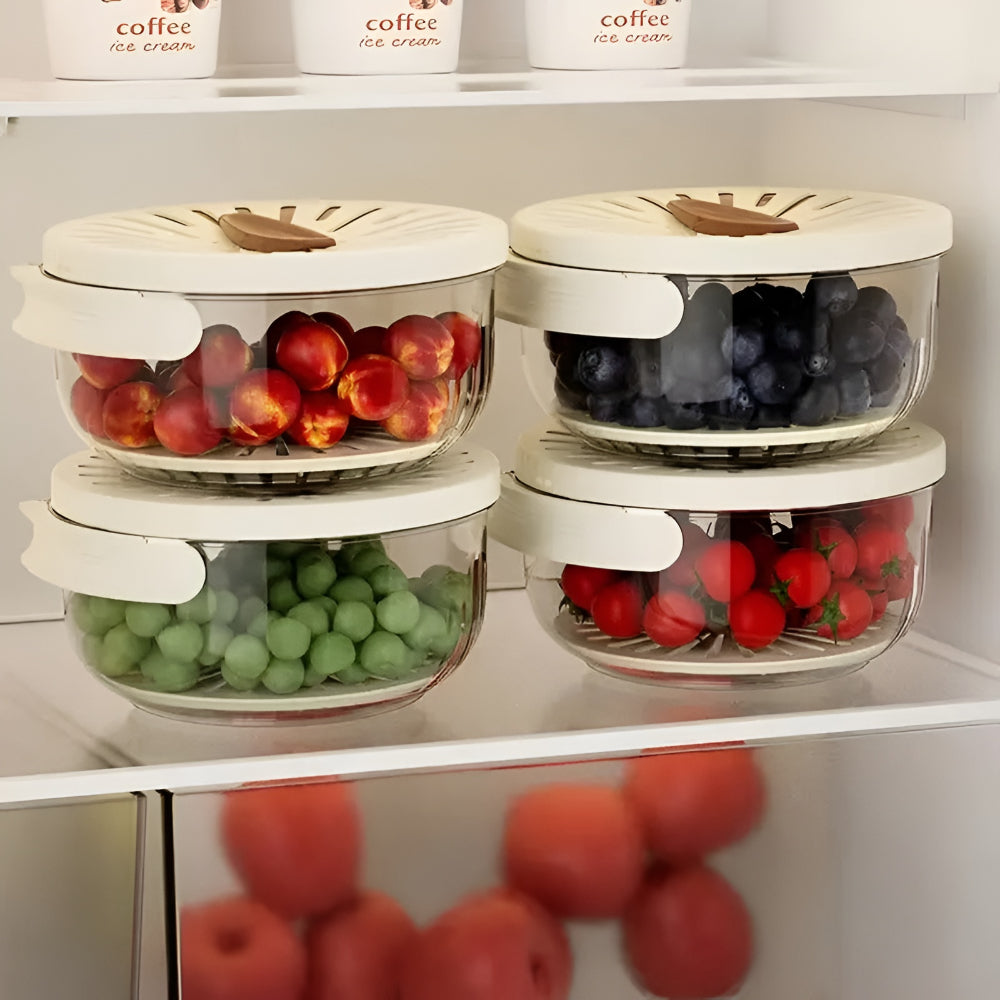 Kitchen Bowl Colander Fruit Vegetable Strainer Storage