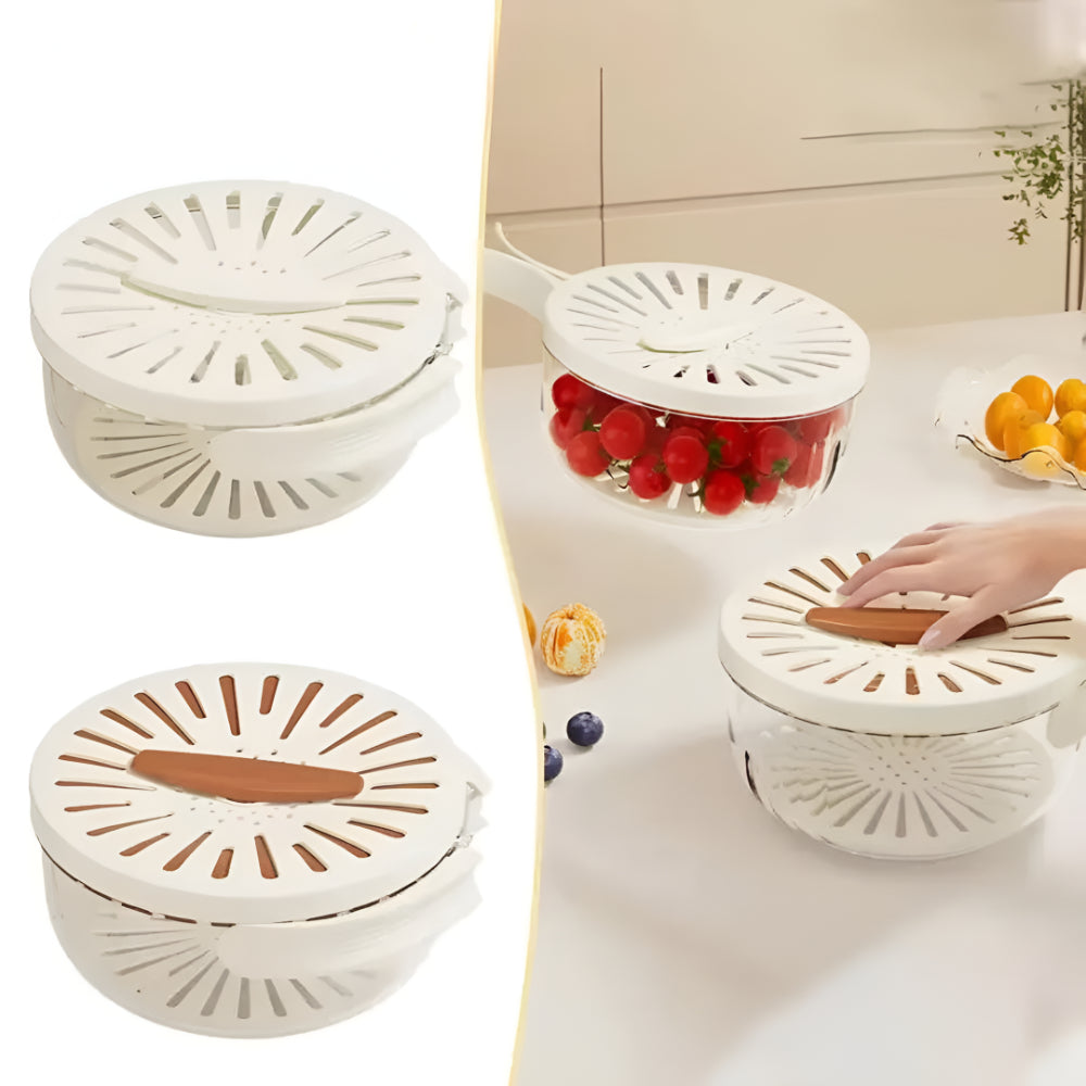 Kitchen Bowl Colander Fruit Vegetable Strainer Storage