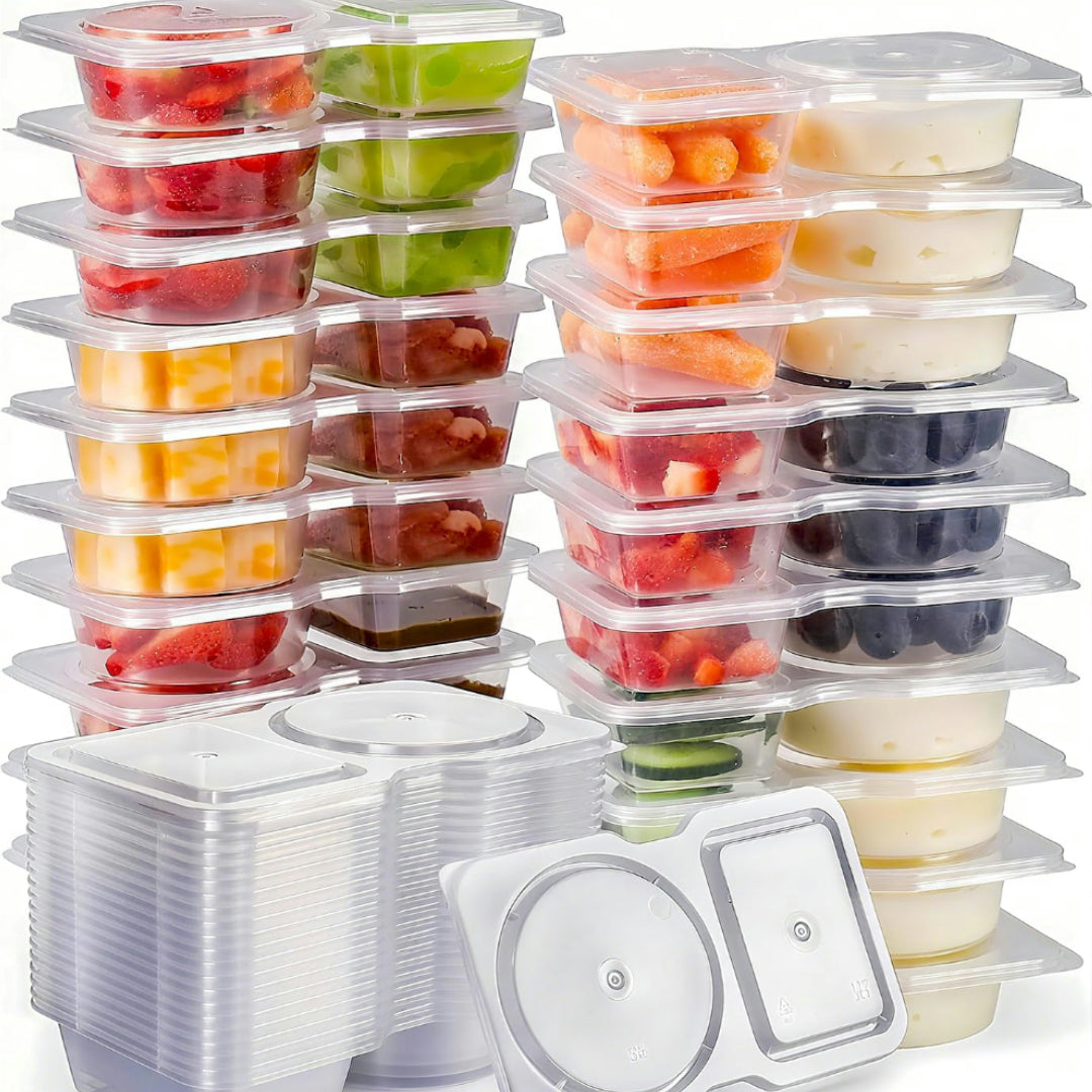 Vershoudbakjes Set Snackbakjes Deksel Meal Prep Bewaarbakjes