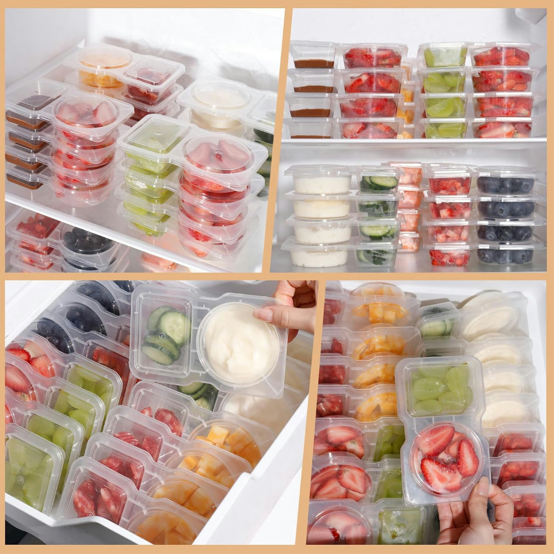 Storage Containers Set Snack Containers Lids Meal Prep Storage Boxes