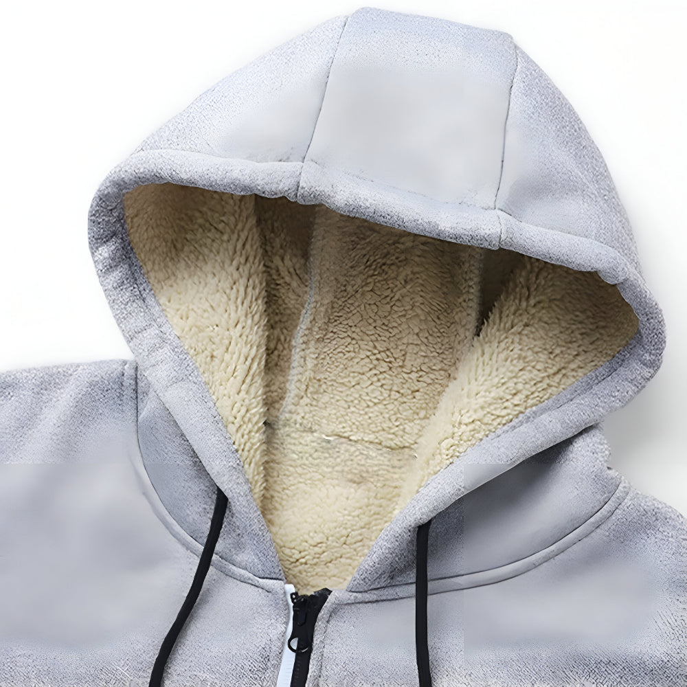 Giacca Uomo Cappuccio Invernale Imbottita Casual Outdoor