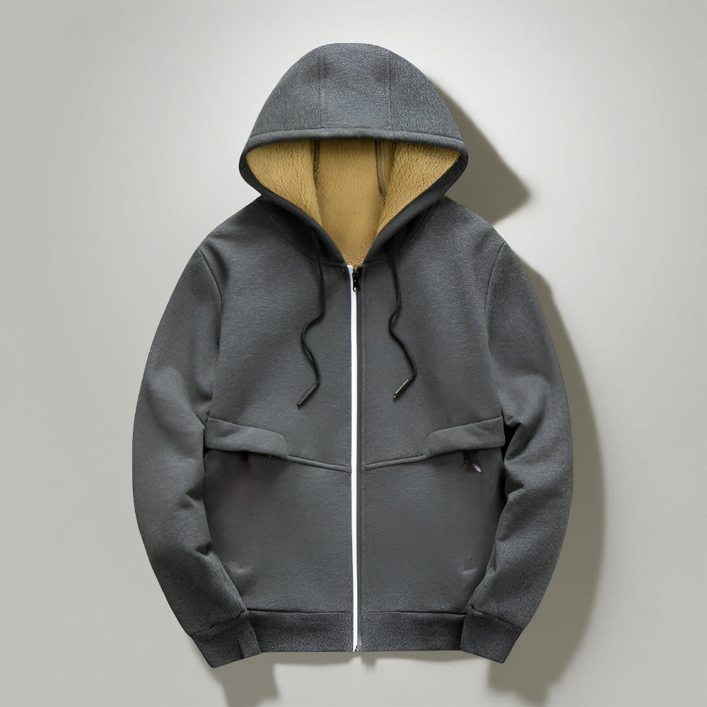 Giacca Uomo Cappuccio Invernale Imbottita Casual Outdoor