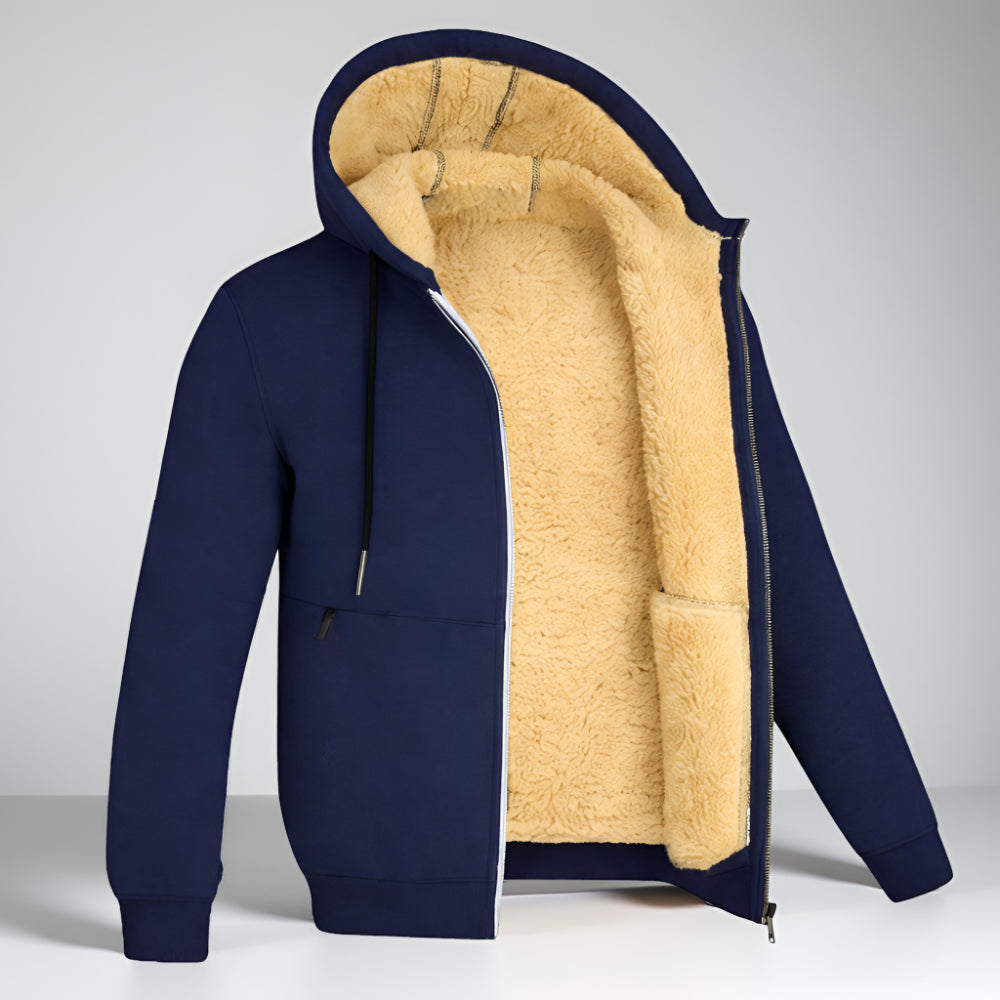 Giacca Uomo Cappuccio Invernale Imbottita Casual Outdoor
