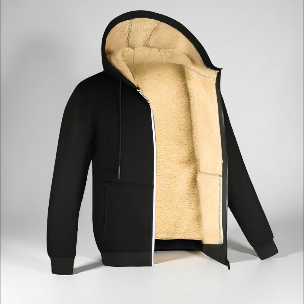 Giacca Uomo Cappuccio Invernale Imbottita Casual Outdoor