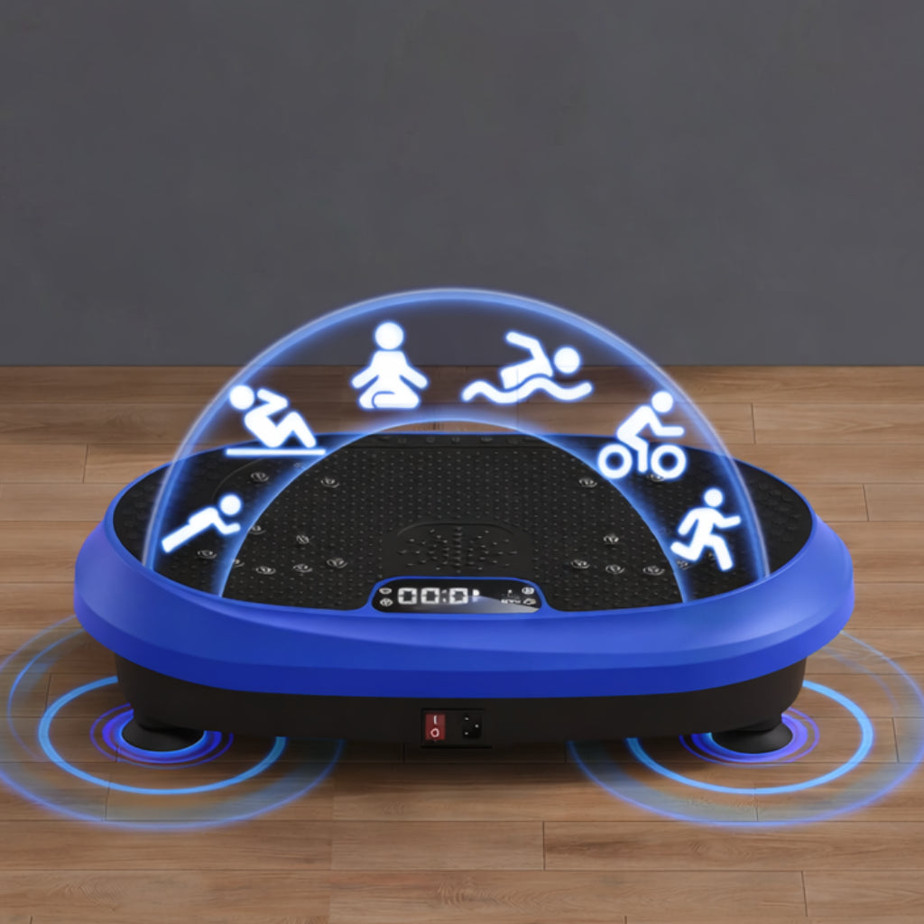 Vibratieplaat Fitness Trilplaat Met Weerstandsbanden Training