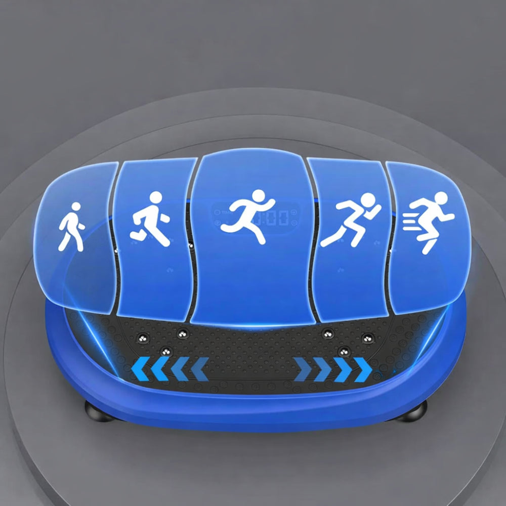 Piastra Vibrante Fitness con Bande di Resistenza per Allenamento