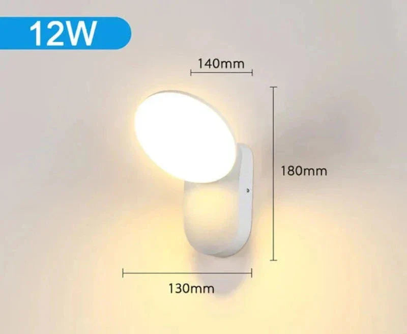 LumiGuard - Candeeiro de Parede LED Moderno com Sensor de Movimento, Resistente ao Tempo e Poupa Energia
