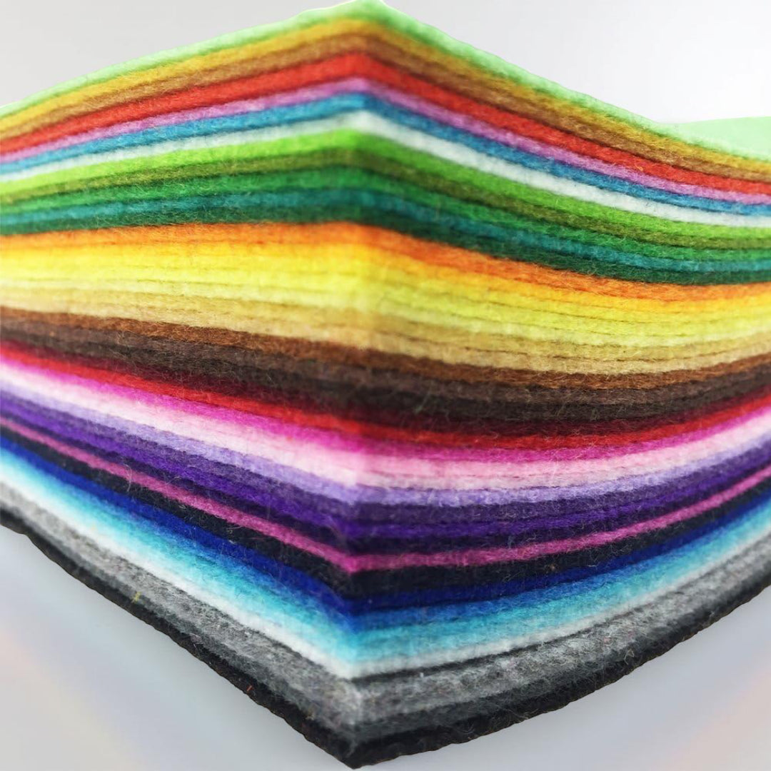 Viltvellen Set Kleuren DIY Knutsel Projecten