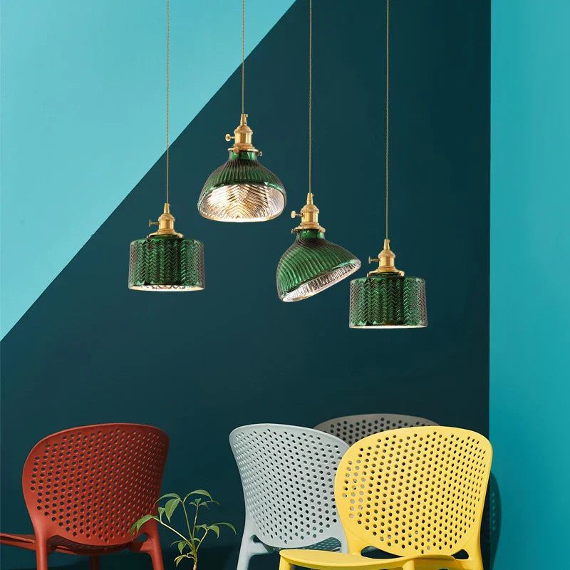 LuminaGlow - Vintage Glas Hanglampen