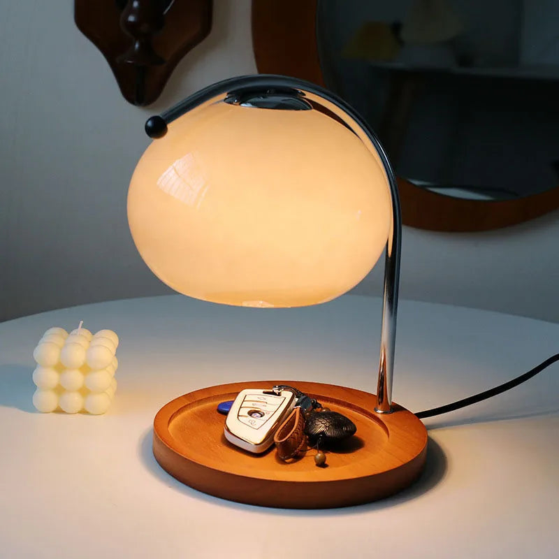 RetroGlaze - Vintage Table Lamp with Handmade Glaze Finish