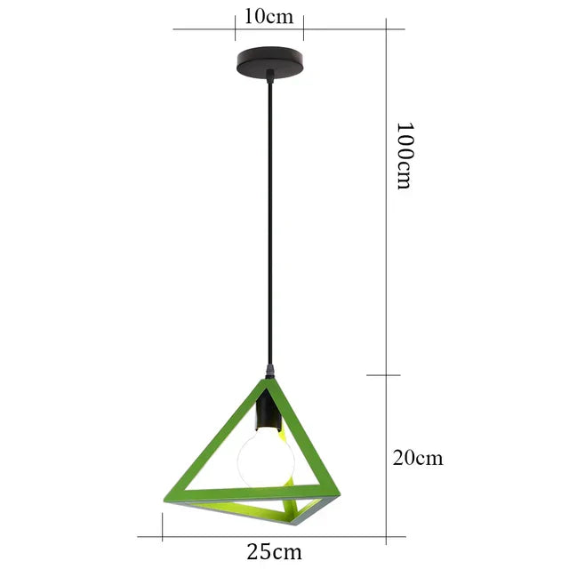 IronGlow - Candeeiro suspenso industrial vintage de ferro para sala de estar e sala de jantar