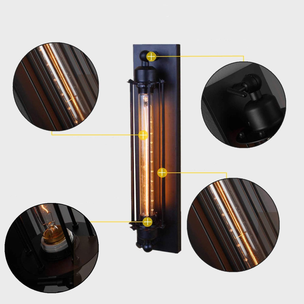 Vintage Industrial LED Wall Lamp Atmospheric Interior Lighting