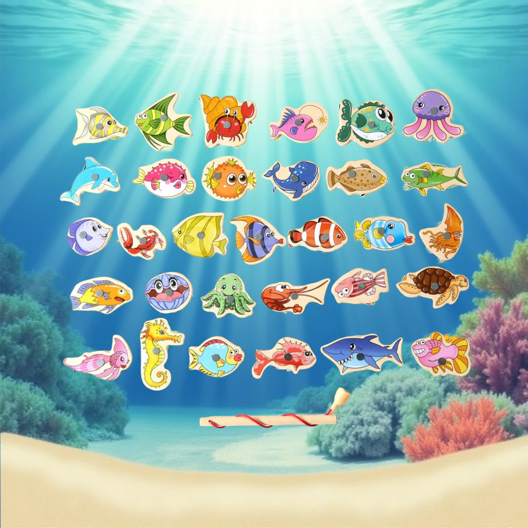 Fishing Game Kids Magnetic Board Set