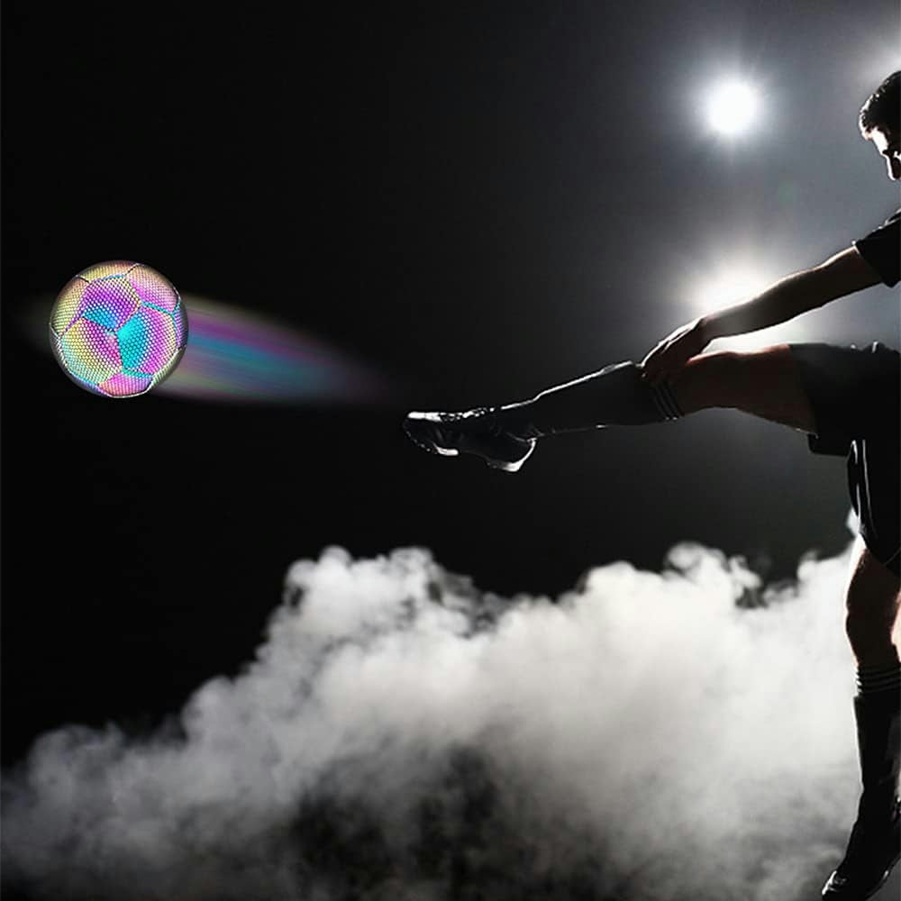 Voetbal WK Bal Reflecterende Bal Glow Nacht Training