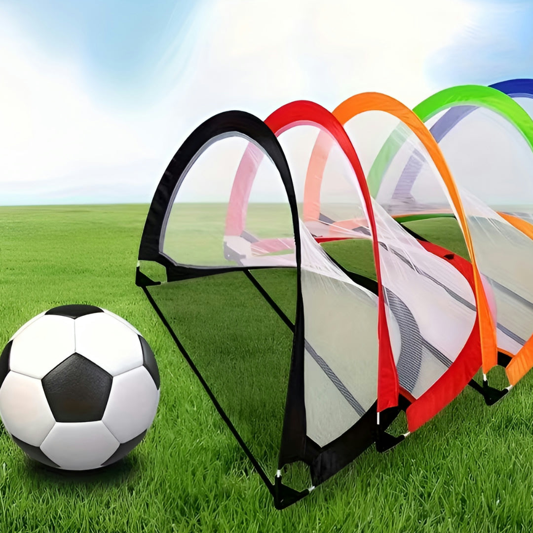 Voetbalnet WK Pop Up Doel Trainingsdoel Draagbaar Set
