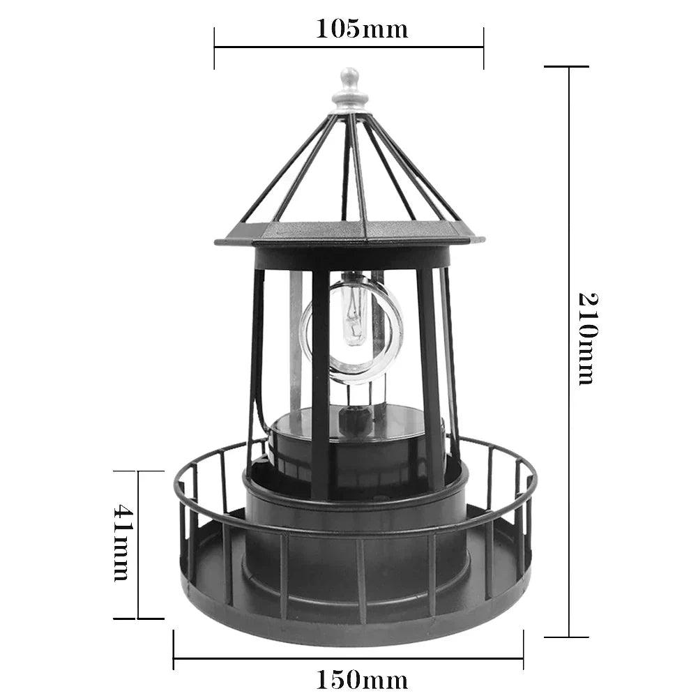 LumiTower - Faro LED Solare Regolabile per Esterni
