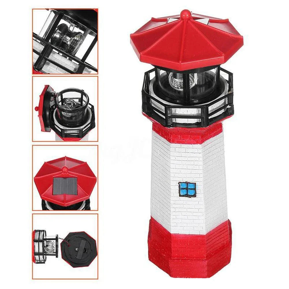 LumiTower - Solar Lighthouse Garden Lamp – Weatherproof LED Outdoor Lighting
