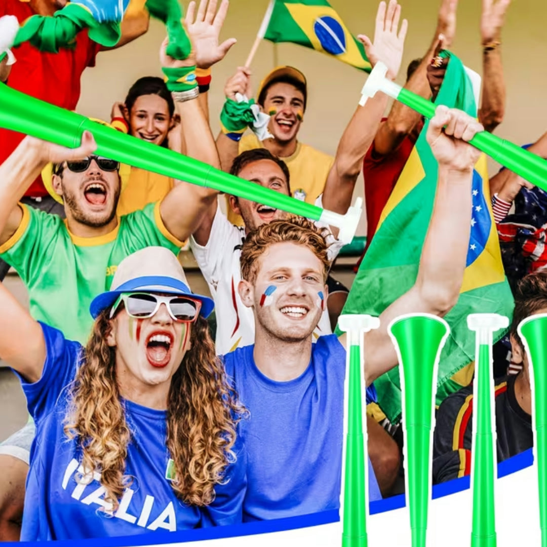 Vuvuzela Mondiale Tromba Stadio Pieghevole Tifo Eventi Sportivi