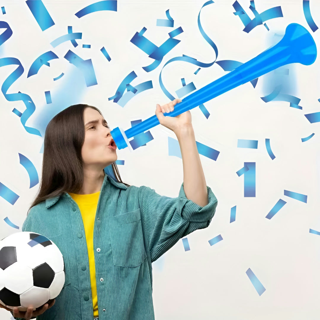Vuvuzela Mondiale Tromba Pieghevole per Tifosi Eventi Sportivi