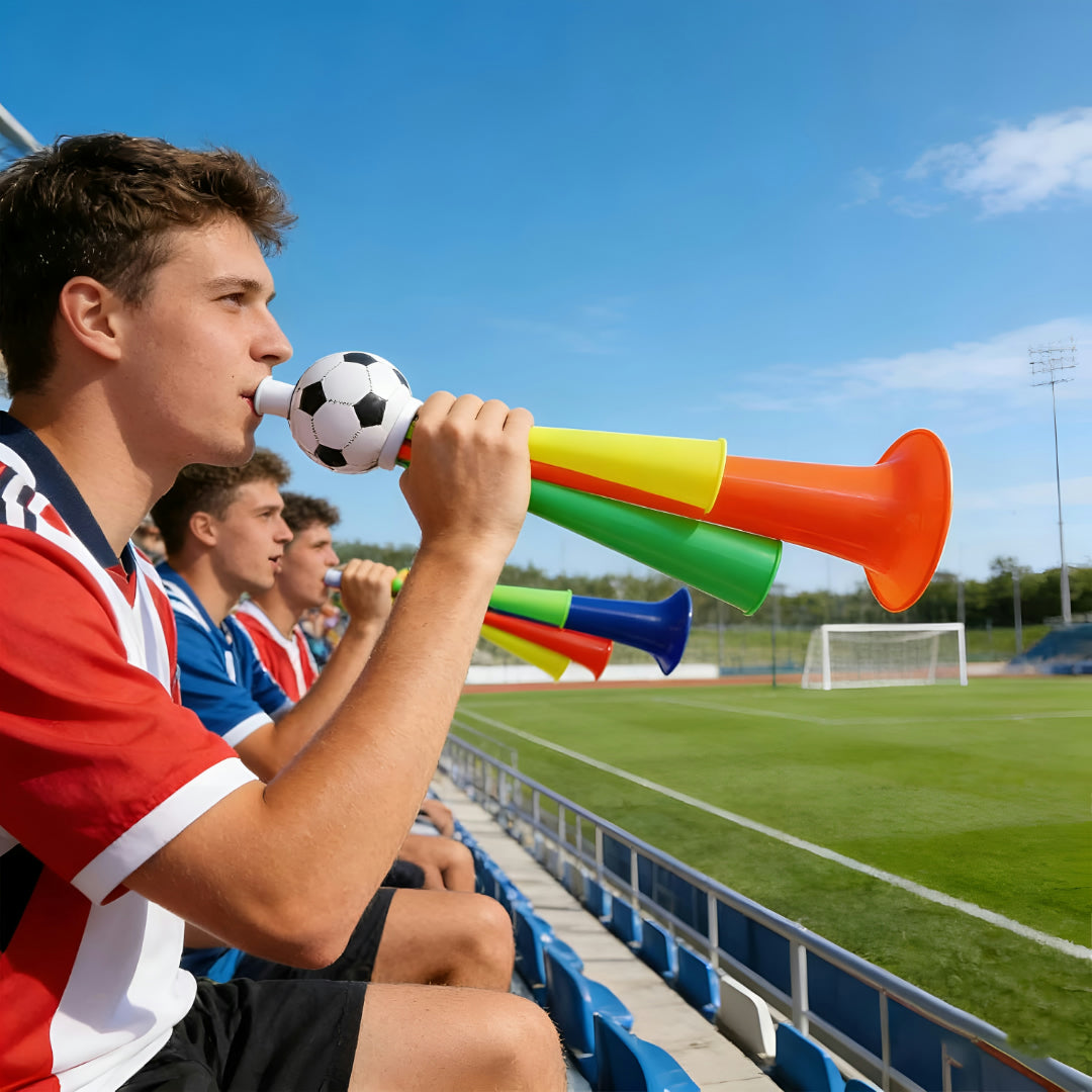 Set Vuvuzela WK Stadio di Calcio Trombetta Pieghevole
