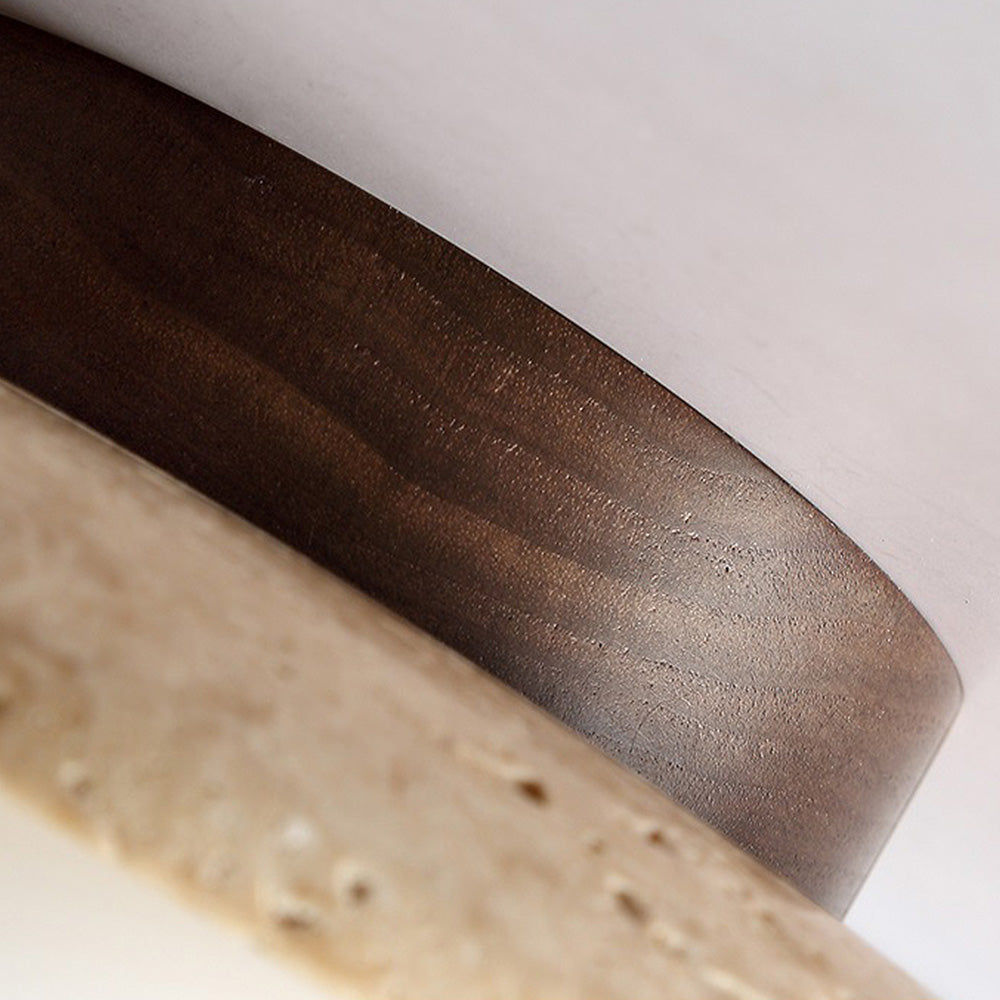 Industriale Moderna Lampada da Parete in Pietra Beige