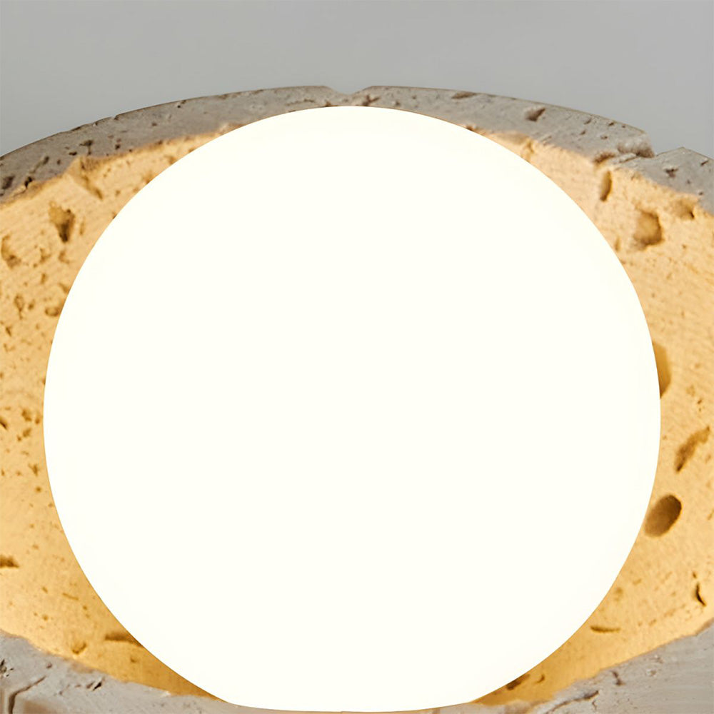Industriale Moderna Lampada da Parete in Pietra Beige