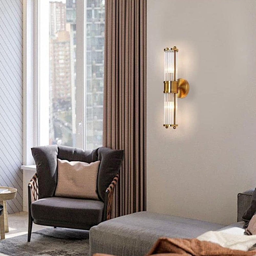 Lampade da parete per bagno di lusso classiche in oro