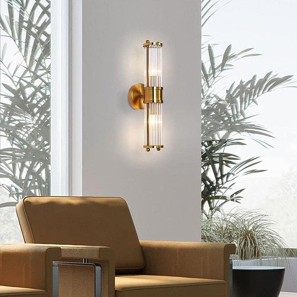 Lampade da parete per bagno di lusso classiche in oro
