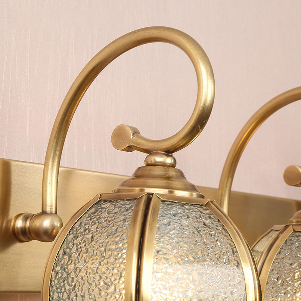 Lampada da parete da bagno classica a più teste