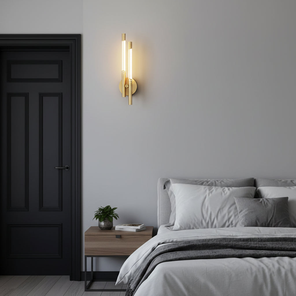 Modern LED Wall Lamp Living Room Bedroom Adjustable Light Colors