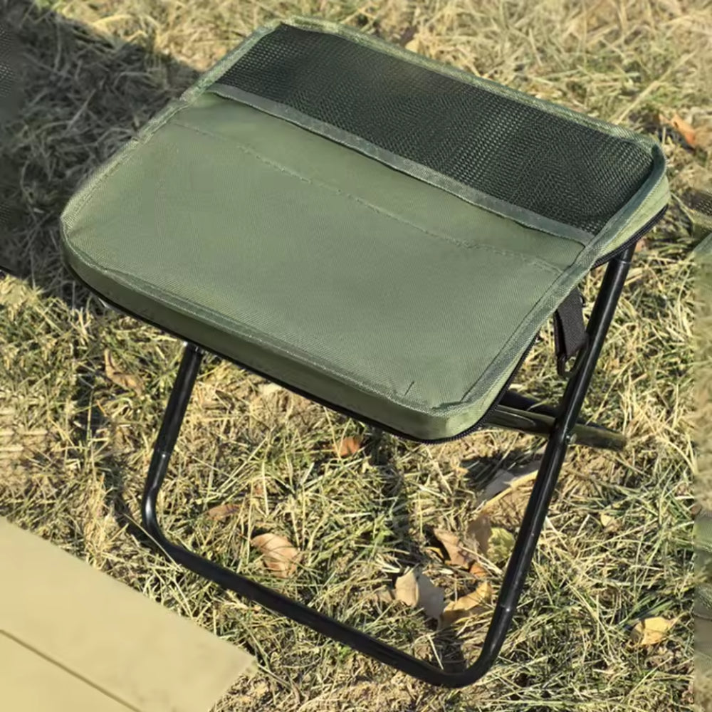 Hiking Stool Foldable Camping Chair Portable Outdoor Seat