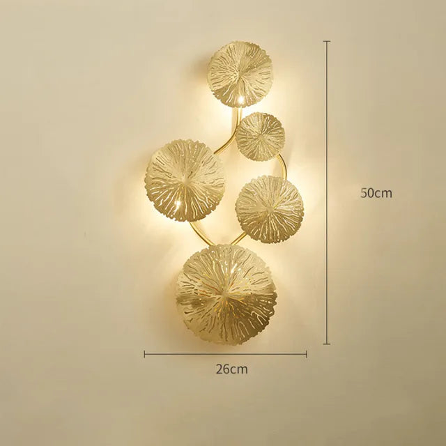 GoldenLuxe - Wall Candle Holder with Classic Elegance
