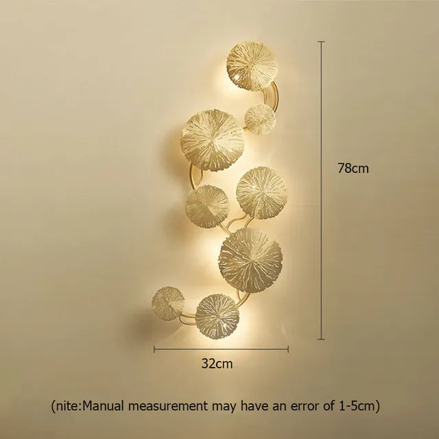 GoldenLuxe - Wall Candle Holder with Classic Elegance