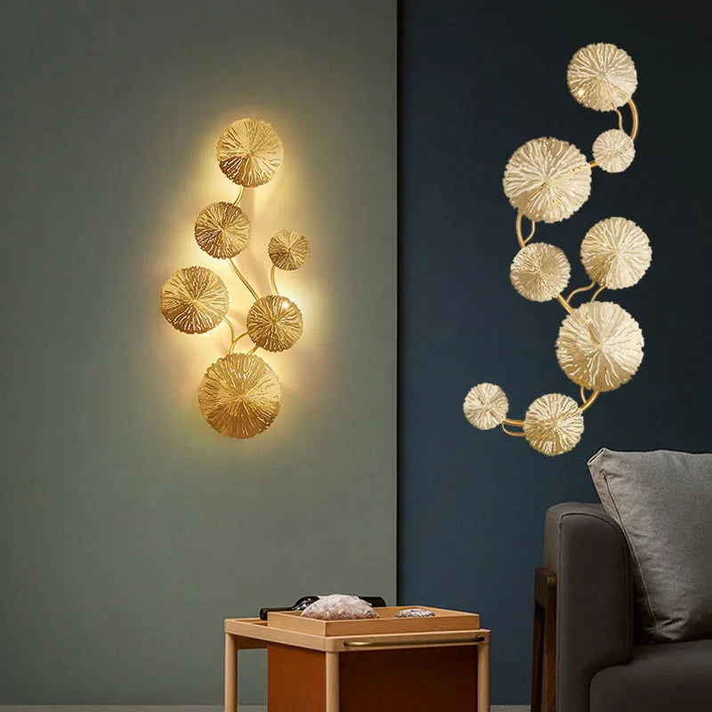 GoldenLuxe - Wall Candle Holder with Classic Elegance