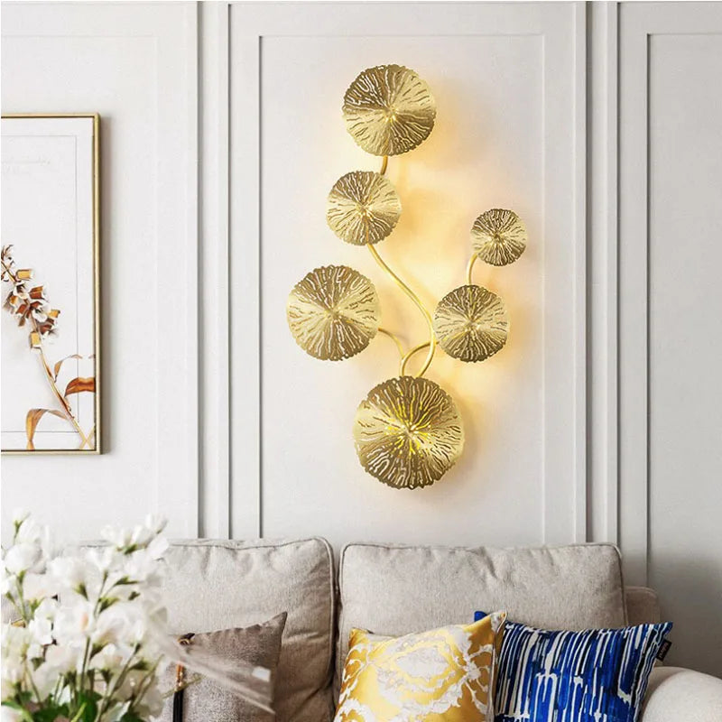 GoldenLuxe - Wall Candle Holder with Classic Elegance