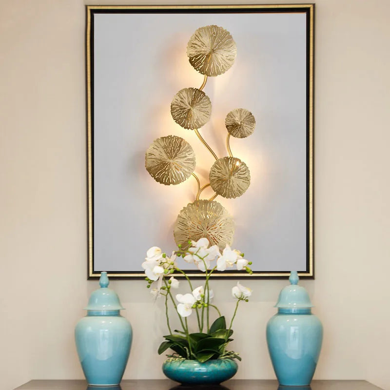 GoldenLuxe - Wall Candle Holder with Classic Elegance
