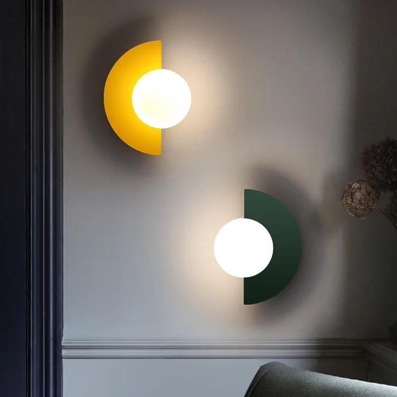 NordicFrost - Candeeiro de parede LED escandinavo