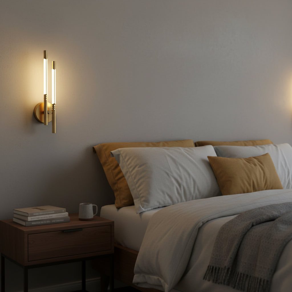 LED Wall Lamp Modern Living Room Bedroom Adjustable Light Colors