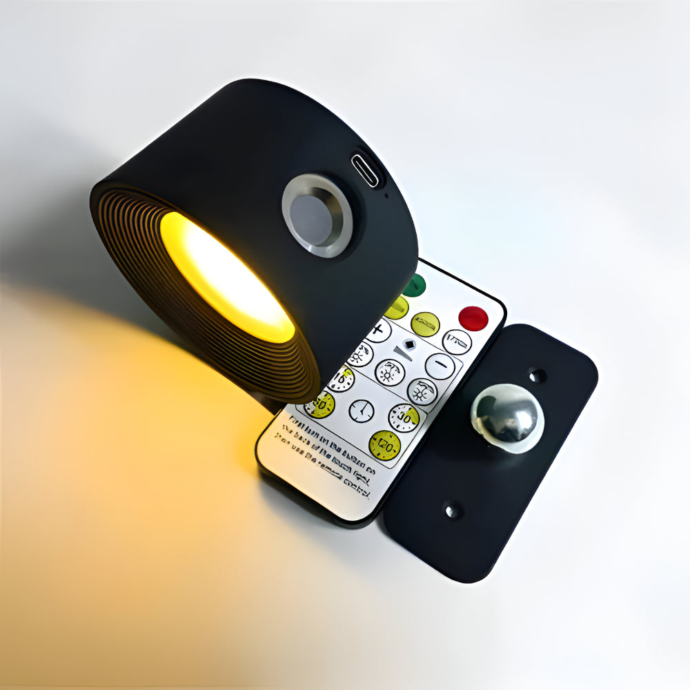 Wall Lamp LED Rechargeable Magnetic Rotating Light