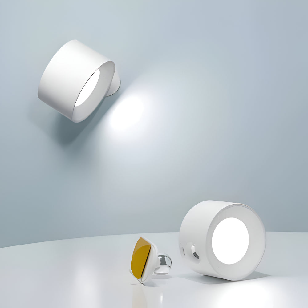 Wall Lamp LED Rechargeable Magnetic Rotating Light
